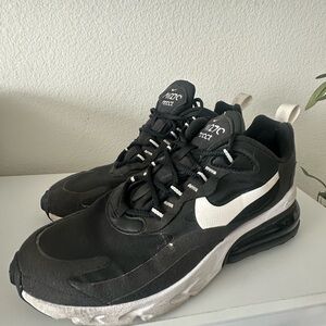 Nike Air Max 270 React Black and White Sneakers